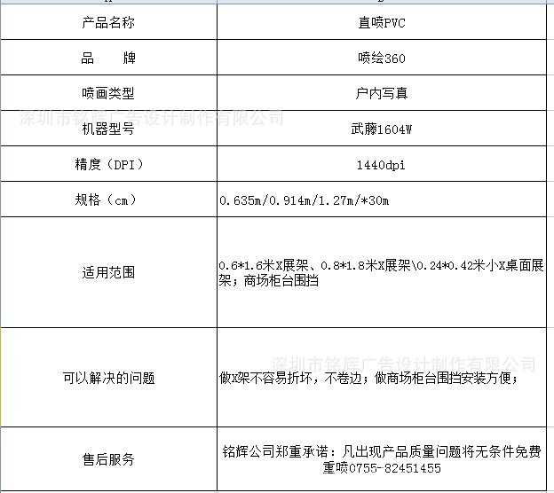 X展架特点