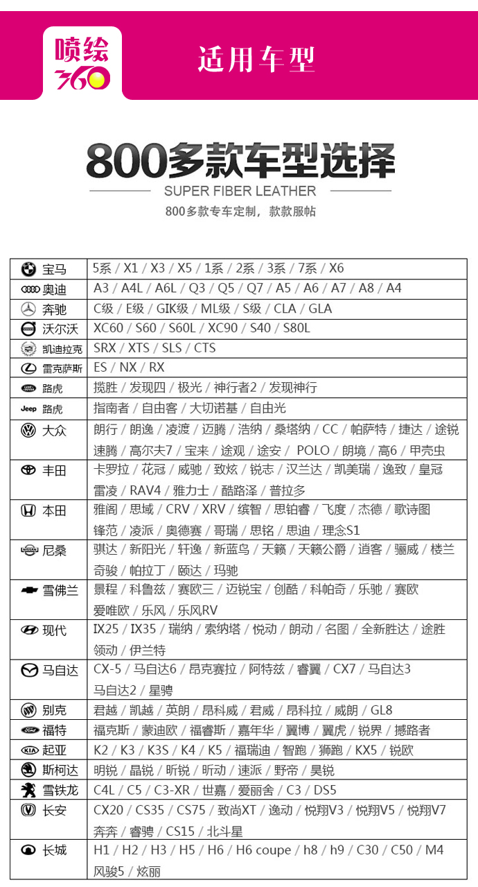  全车装饰贴纸,进口艾利车贴,车身拉花设计
