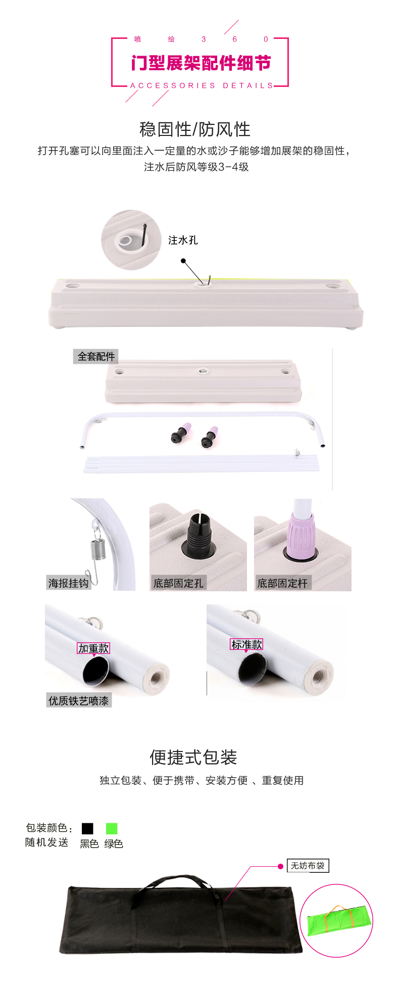 注水门型展架