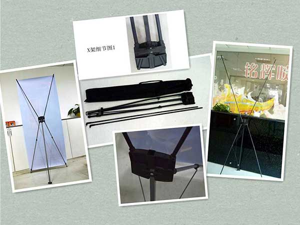 户外韩式防风X展架的制作特点